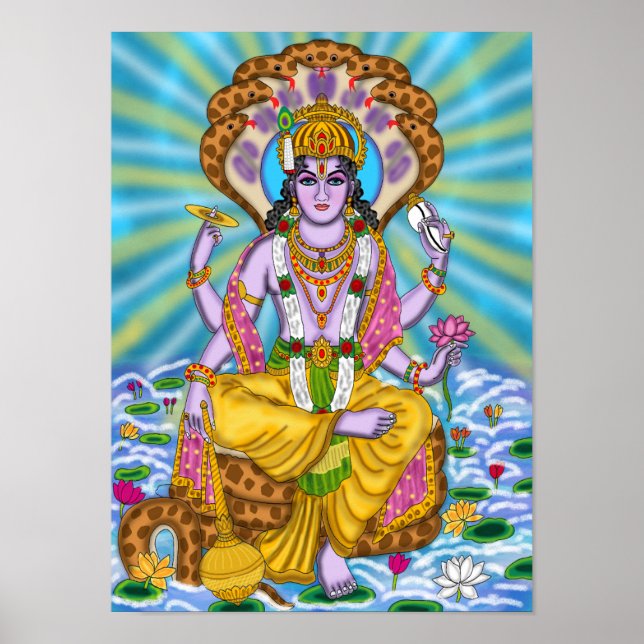 Póster Lord Vishnu Poster (Frente)