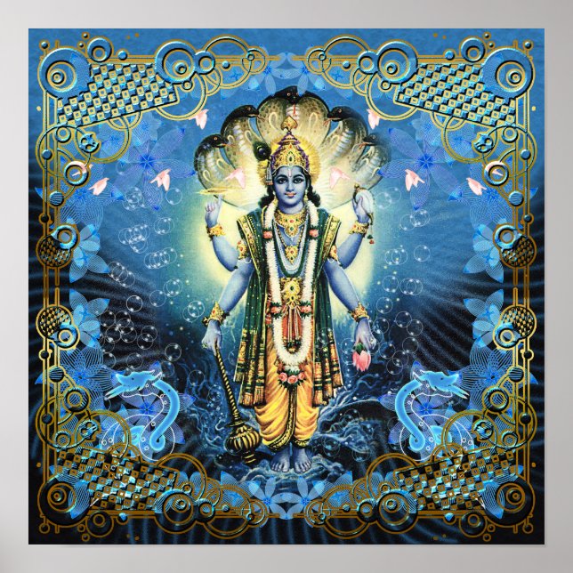 Póster Lord Vishnu - Poster (Frente)