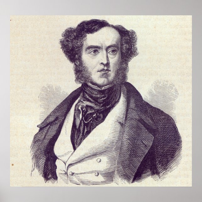 Póster Lord William George Cavendish Bentinck 2 (Frente)