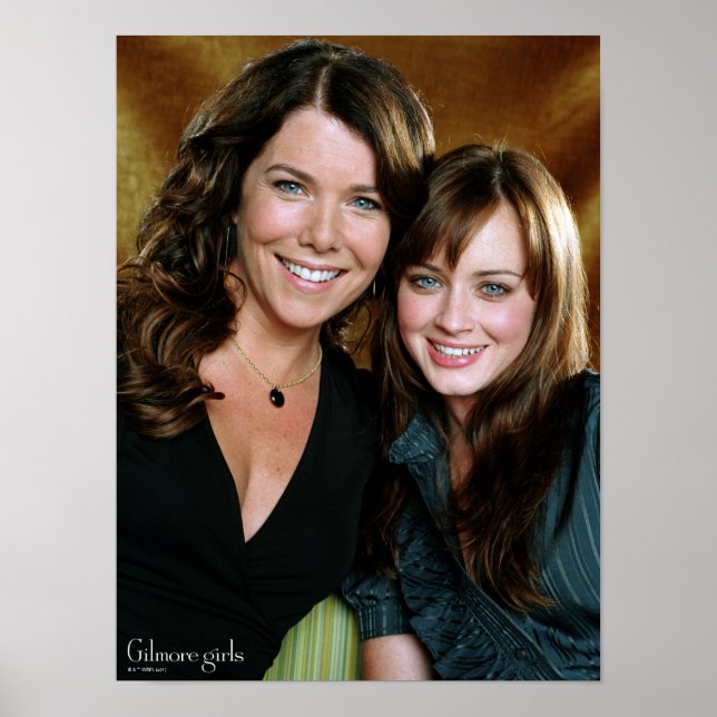 Póster Lorelai y Rory Close-Up Retrato (Frente)