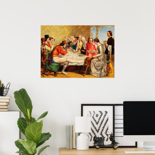 Póster Lorenzo e Isabella por John Everett Millais