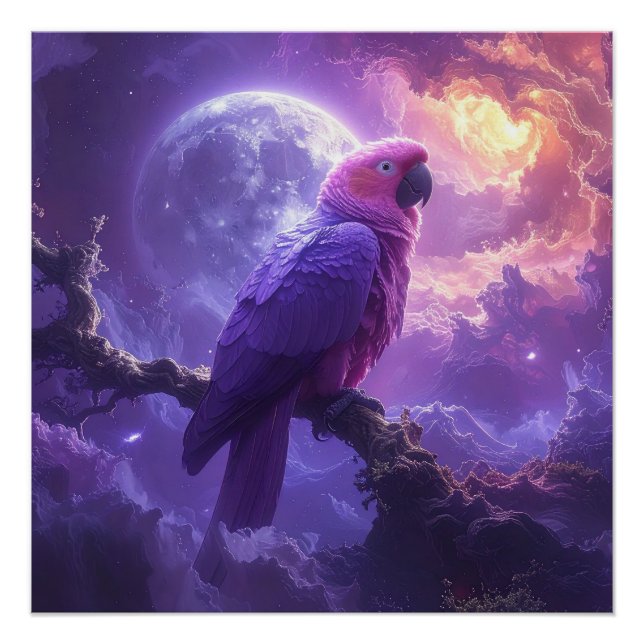 Póster Loro Mágico (Anverso)