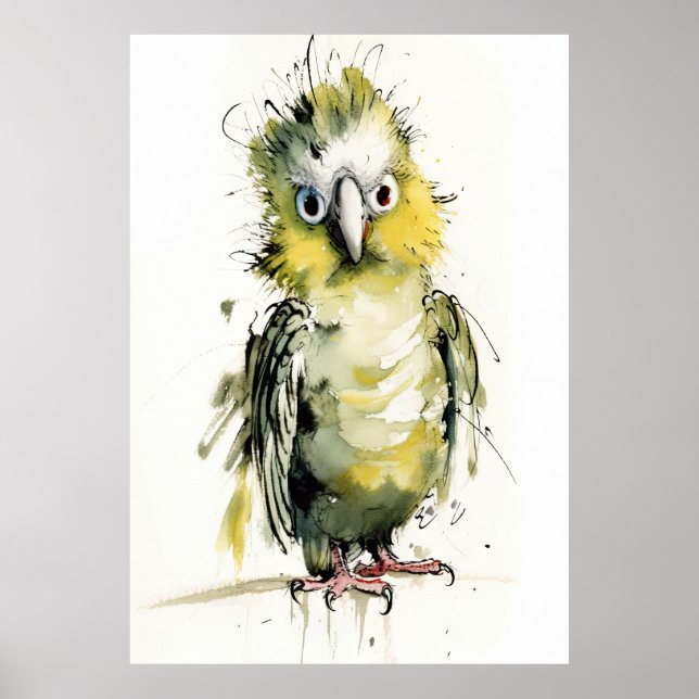 Póster Loro Suelto (Frente)