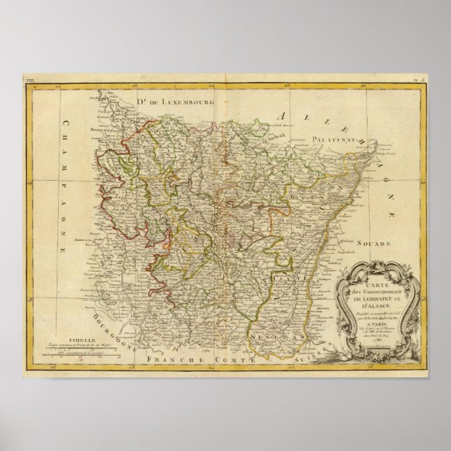 Póster Lorraine, France (Frente)