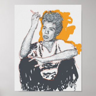 Póster Lorraine Hansberry Young Gifted Black