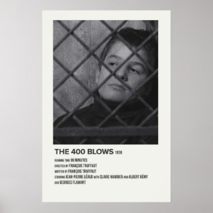 Póster los 400 golpes de 1959