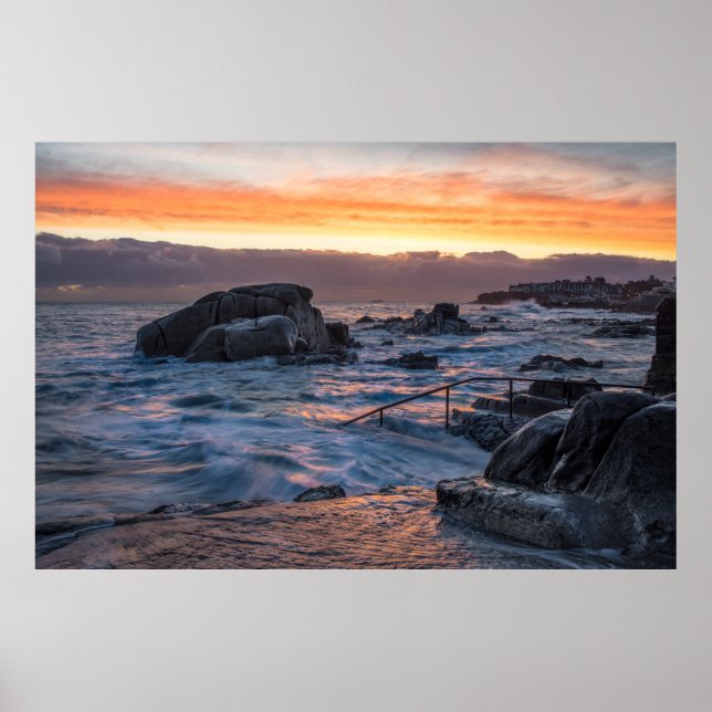 Póster Los 40 pies, Sandycove, Condado de Dublín, Irlanda (Frente)