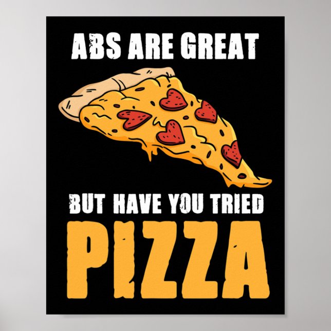 Póster Los abdominales son geniales pero ¿has probado el  (Frente)