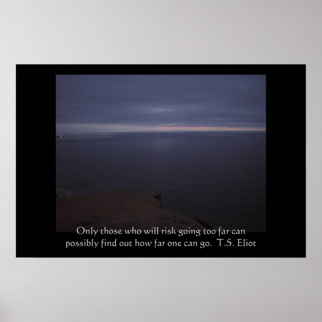 Póster Los acantilados (Frente)