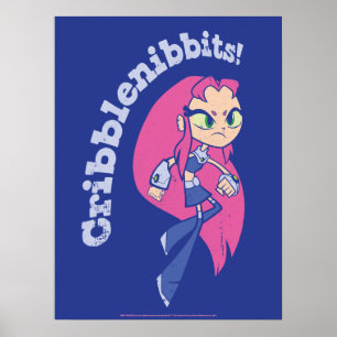 Póster ¡Los adolescentes se van!   Starfire "Cribblenibbi