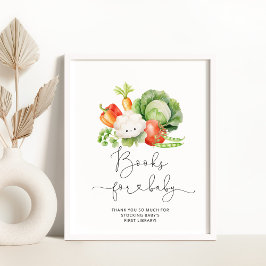 Póster Los agricultores comercializan libros cultivados l