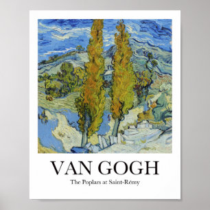 Póster Los álamos en Saint-Rémy por Vincent van Gogh