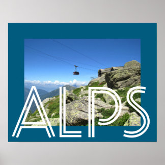 Póster Los Alpes