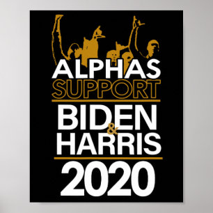 Póster Los Alpes Apoyan A Biden Y Harris 2020