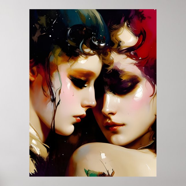 Póster Los amantes (Frente)