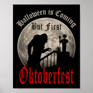 Póster Los amantes de la cerveza divertida de vampiros cu