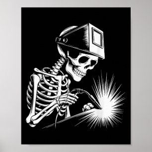 Póster Los amantes de la soldadura en Skeleton se alegrar