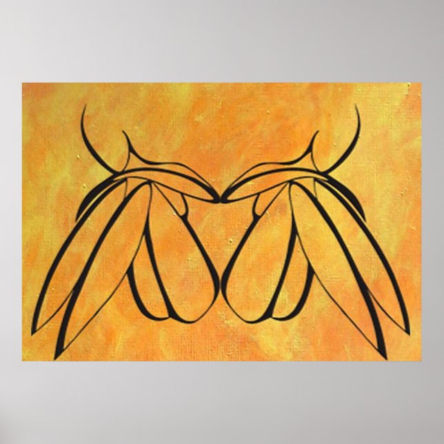 Póster Los Amantes De Las Lesbianas Se Están Dividiendo (Frente)