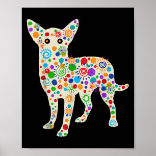 Póster Los amantes de los animales de perro divertidos Po