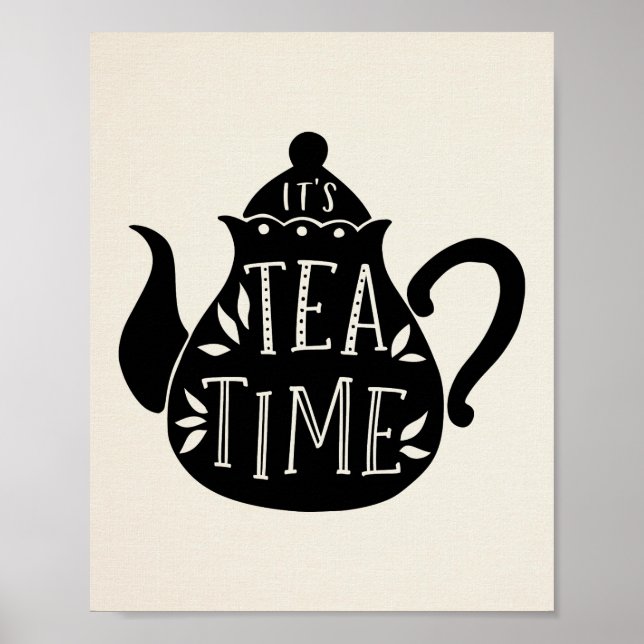 Póster Los amantes del té Poster de tetera (Frente)