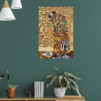 Póster Los Amantes | Gustav Klimt |