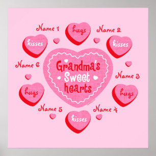 Póster Los amores de la abuela personalizaron el poster