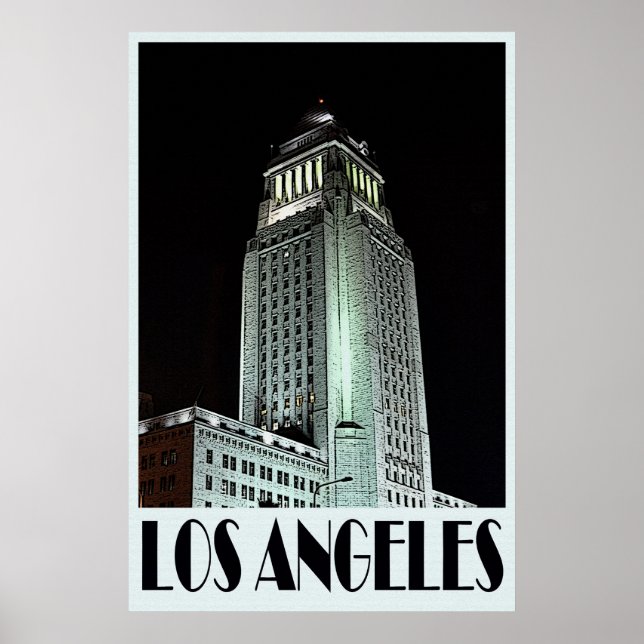 Póster Los Ángeles 36 x 24 Poster (Frente)