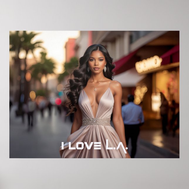 PÓSTER LOS ANGELES - AMO LA (Frente)