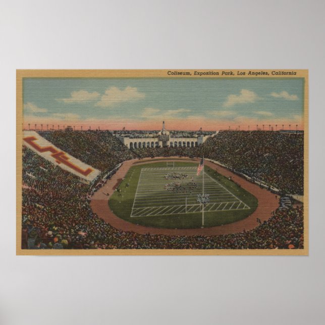 Póster Los Ángeles, CAColiseo en el Parque de Exposicione (Frente)