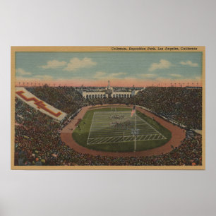 Póster Los Ángeles, CAColiseum en el parque de la