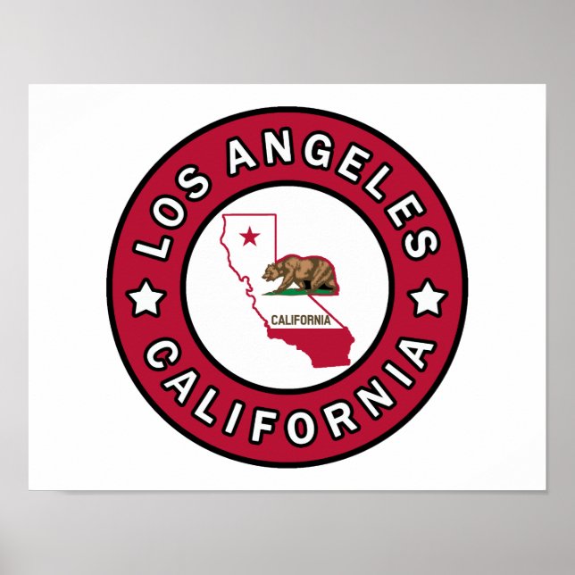 Póster Los Ángeles California (Frente)