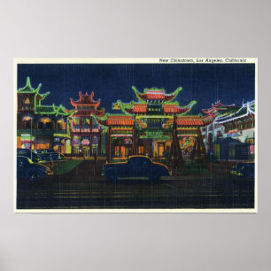 Póster Los Angeles, CaliforniaGateway to New