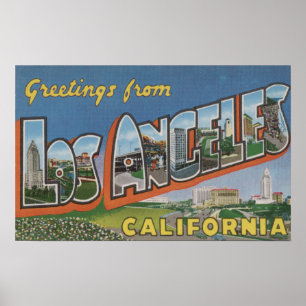 Póster Los Ángeles, CaliforniaGrandes Escenas de letras 2