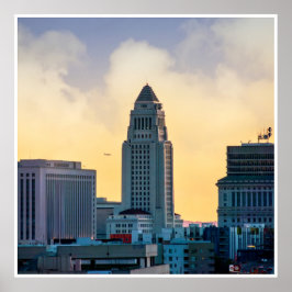 Póster Los Angeles City Hall Wall Art Print Photography