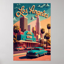Los Ángeles, ciudades del mundo, estilo vintage
