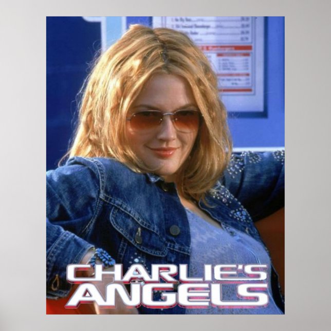 Póster Los ángeles de Charlie Drew Barrymore (Frente)