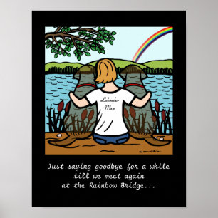 Póster Los ángeles del labrador del chocolate y la madre