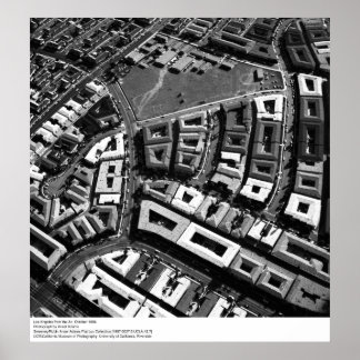 Póster Los Ángeles desde el aire, 1966
