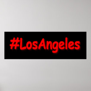 Póster "Los Angeles" Diseño Cute. ¡Hazte con una en Zazzl