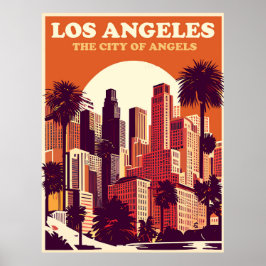 Póster Los Ángeles en Naranja, Viaje