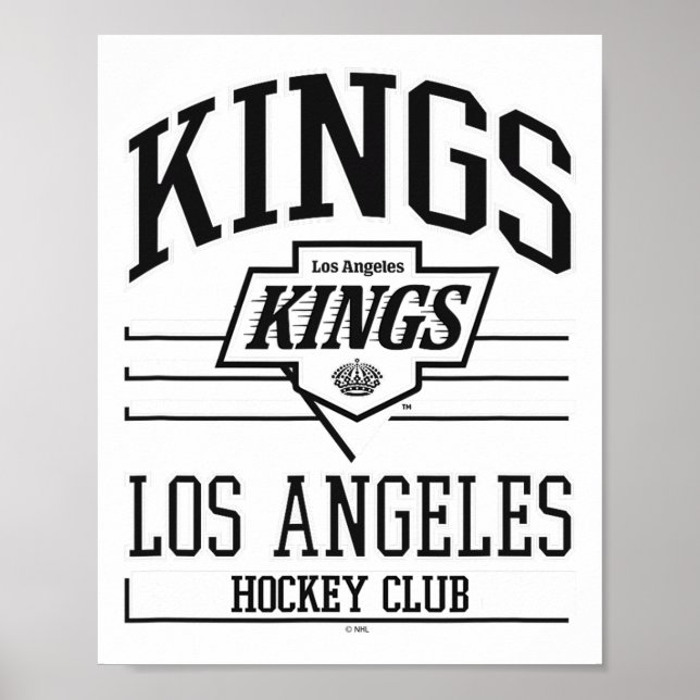 Póster Los Angeles Kings Hockey Club Gray Officially Lice (Frente)
