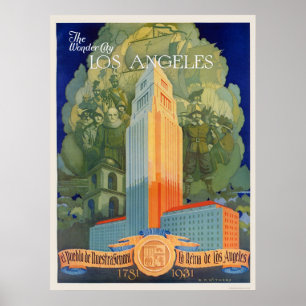 Póster Los Ángeles, la ciudad de las maravillas