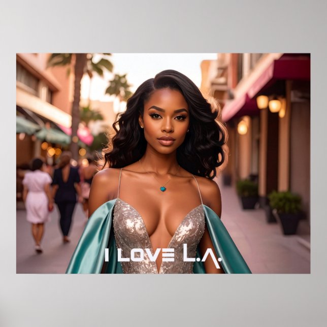 PÓSTER LOS ANGELES - ME ENAMORA L.A. (Frente)