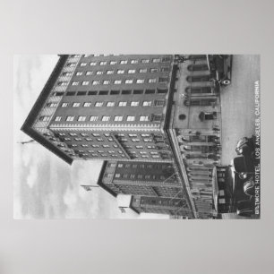 Póster Los Ángeles, opinión de CA del hotel de Biltmore