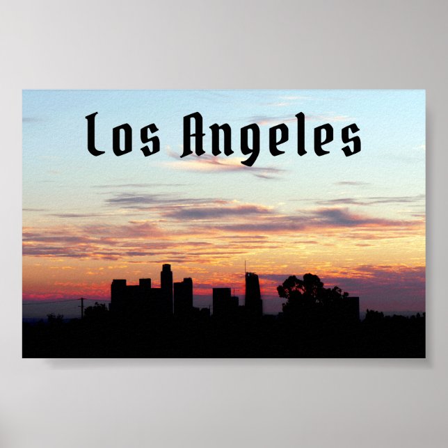 Póster Los Ángeles - personalizable (Frente)