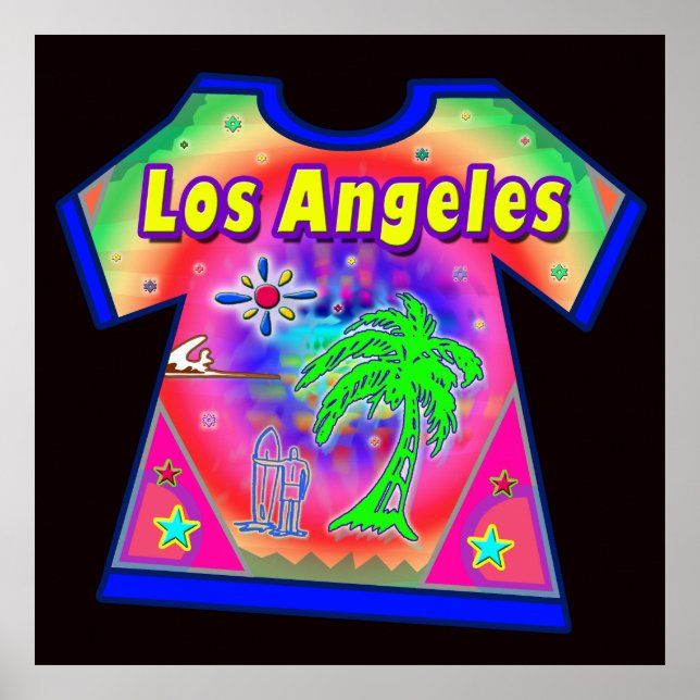 Póster "Los Angeles Vivid 4" Poster (Frente)