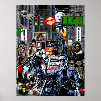 Póster los años 80