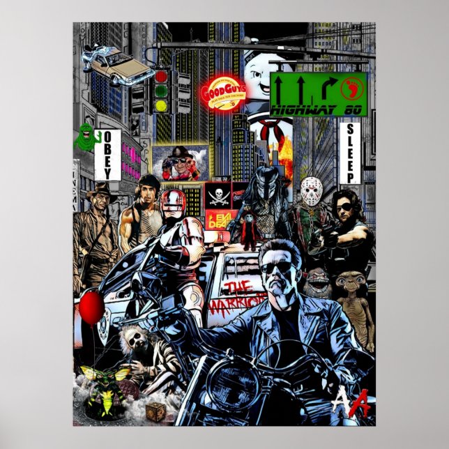 Póster los años 80 (Frente)