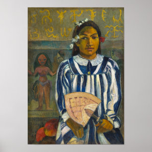 Póster Los antepasados de Tehamana Paul Gauguin