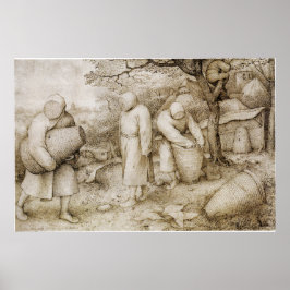 Póster Los apicultores de Pieter Bruegel el Viejo